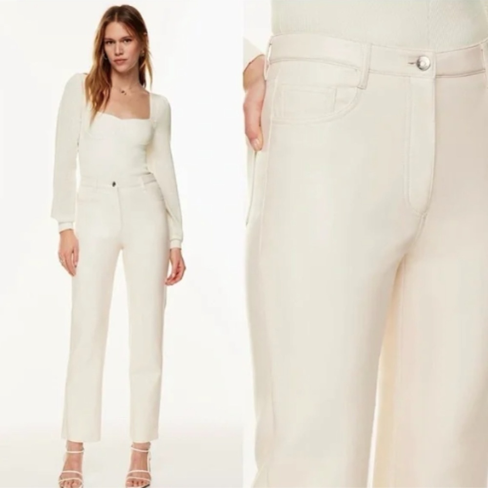 Wilfred The Melina Pant High-waisted Vegan Leather pants 14 - Picture 13 of 13